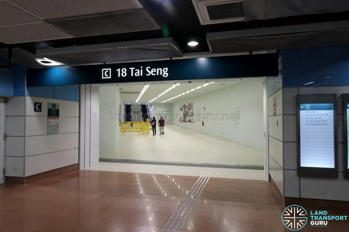 Tai Seng MRT Station near Connections Space corporate event space Singapore