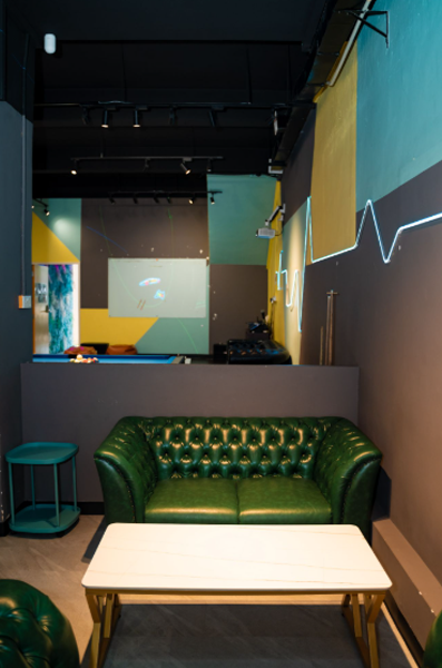 Comfortable seats for karaoke (KTV) singing with friends and families